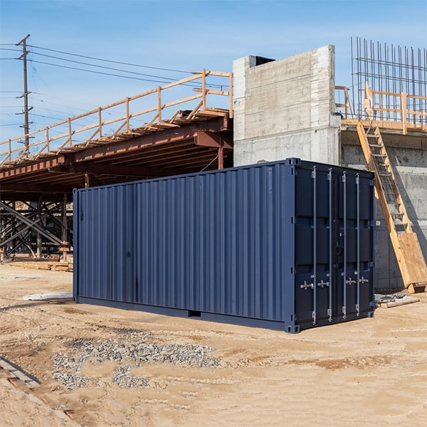 our construction site storage containers can be customized to fit your specific storage needs